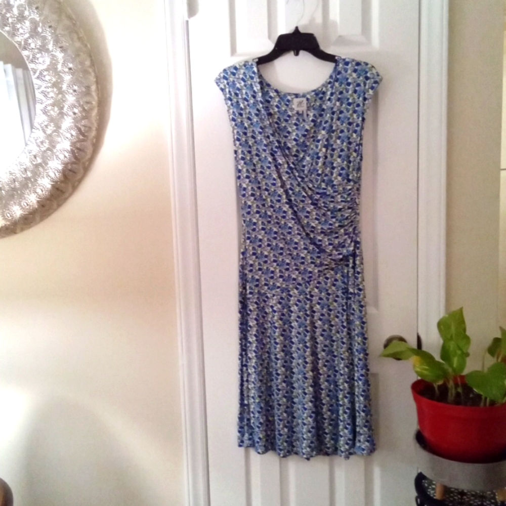 ZZ(zozo) A-Line Waistless Sleeveless Midi Lenght Dress